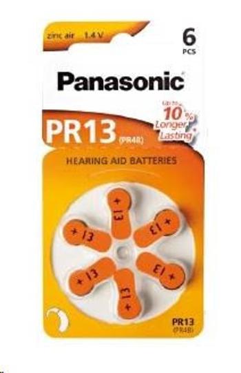 Bateria cynkowo-powietrzna PANASONIC PR-13 (48) / 6LB AAA 1,2V (blister 6szt)