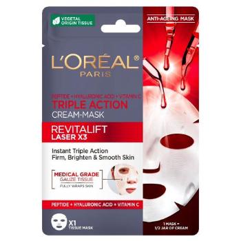 L'Oréal Paris Revitalift Laser X3 Triple Action Tissue Mask 28 g maseczka do twarzy dla kobiet