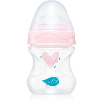 Nuvita Cool Bottle 0m+ butelka dla noworodka i niemowlęcia Transparent pink 150 ml