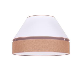 Lampa sufitowa AVIGNON 1xE27/15W/230V śr. 50 cm biały/brązowy