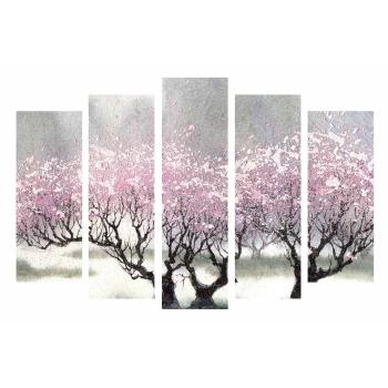 Obraz 5-częściowy na płótnie Cherry Blossom