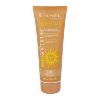 Rimmel London Sun Shimmer Instant Tan 125 ml samoopalacz dla kobiet Fair Matte
