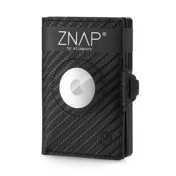 Slimpuro ZNAP Airtag, portfel, 8 kart, kieszonka na monety, 9 x 1,5 x 6 cm, ochrona RFID