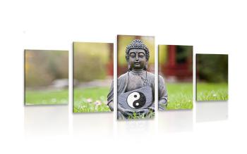 5-częściowy obraz filozofia buddyzmu - 100x50