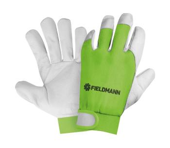 Fieldmann - Rękawice robocze zielone/białe