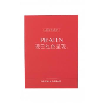 Pilaten Native Blotting Paper Control Red 100 szt chusteczki oczyszczające dla kobiet
