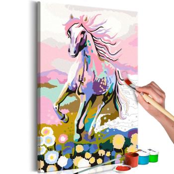 Obraz malowanie po numerach bajkowy koń- Fairytale Horse - 40x60