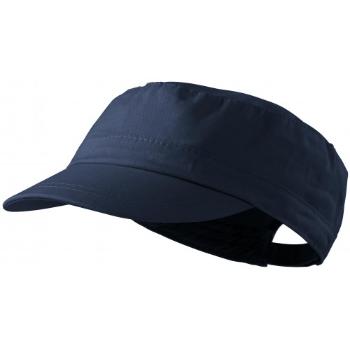 Modna czapka, ciemny niebieski, nastawny