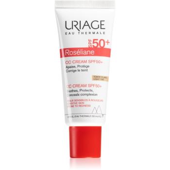 Uriage Roséliane CC Cream SPF 50+ krem CC przeciw zaczerwienieniom SPF 50+ odcień Light Tint 40 ml