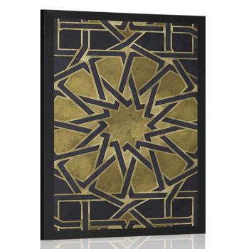Plakat orientalna mozaika - 40x60 black