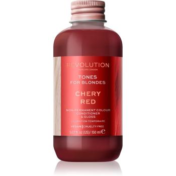 Revolution Haircare Tones For Blondes balsam tonujący do włosów blond odcień Cherry Red 150 ml