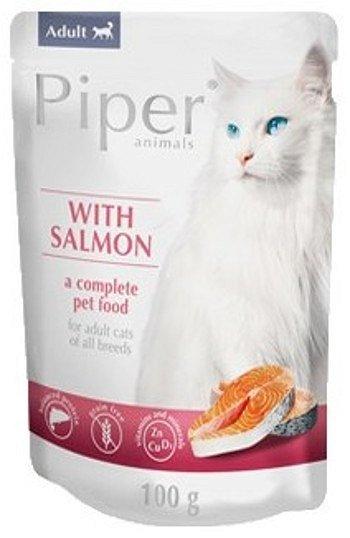 DOLINA NOTECI PIPER Animals Cat z łososiem 100 g mokra karma dla kota