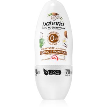 Babaria Coconut & Vanilla antyperspirant roll-on 48-godzinny efekt 70 ml