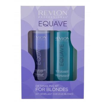 Revlon Professional Equave Instant Detangling Blonde Hair zestaw Odżywka bez spłukiwania 200 ml + szampon micelarny 250 ml dla kobiet