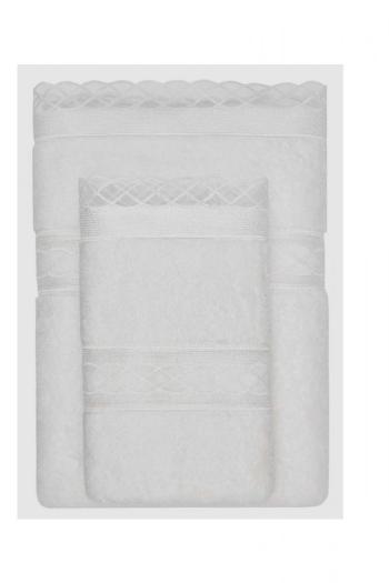 Podarunkowy zestaw ręczników SELYA Śmietankowy