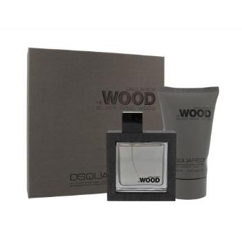 Dsquared2 He Wood Silver Wind Wood zestaw Edt 50ml + 100ml Żel pod prysznic dla mężczyzn