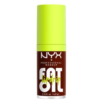 NYX Professional Makeup Fat Oil Lip Drip 4,8 ml olejek do ust dla kobiet 08 Status Update