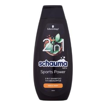 Schwarzkopf Schauma Men Sports Power 2In1 Shampoo 400 ml szampon do włosów dla mężczyzn