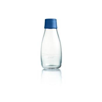 Granatowa butelka ze szkła ReTap, 300 ml