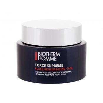 Biotherm Homme Force Supreme Black Regenerating Care 75 ml krem na noc dla mężczyzn