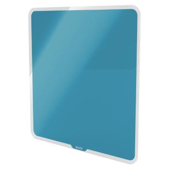 Niebieska magnetyczna szklana tablica ścienna Leitz Cosy, 45x45 cm