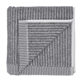Szary ręcznik z bawełny organicznej 50x100 cm Melange − Södahl organic