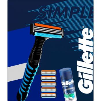 Gillette Simple Series zestaw upominkowy dla mężczyzn