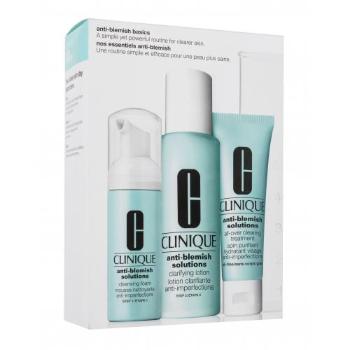 Clinique Anti-Blemish Solutions Gift Set zestaw Krem do twarzy 50 ml + oczyszczający tonik 200 ml + oczyszczająca pianka 50 ml dla kobiet