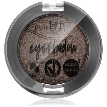 puroBIO Cosmetics Compact Eyeshadows cienie do powiek odcień 19 Intense Gray 2,5 g