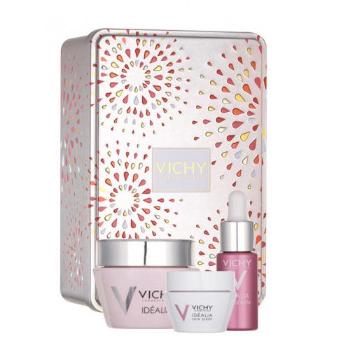 Vichy Idéalia Smoothing Cream zestaw Daily Skin Care 50ml + Night Skin Care 15ml + Skin Serum 7ml dla kobiet