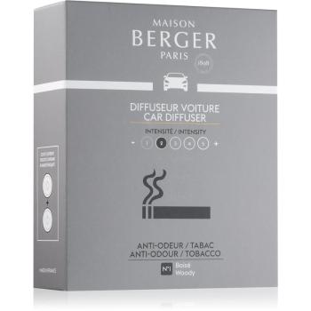 Maison Berger Paris Car Anti Odour Tobacco odświeżacz do samochodu napełnienie (Woody) 2 x 17 g