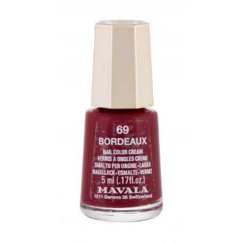 MAVALA Mini Color Cream 5 ml lakier do paznokci dla kobiet 69 Bordeaux