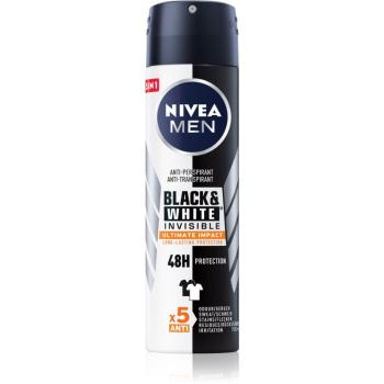 Nivea Men Invisible Black & White antyprespirant w sprayu dla mężczyzn 150 ml