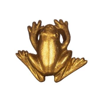 Cynkowy uchwyt do szuflady w kolorze złota Sass & Belle Frog
