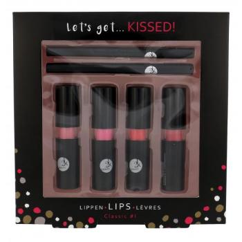 2K Let´s Get Kissed! zestaw Pomadka 4 x 3,5 g + Konturówka do ust 2 x 02 g dla kobiet Uszkodzone pudełko