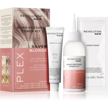 Revolution Haircare Plex Bond Restore Kit zestaw dla podkreślenia koloru włosów odcień Silver Blonde