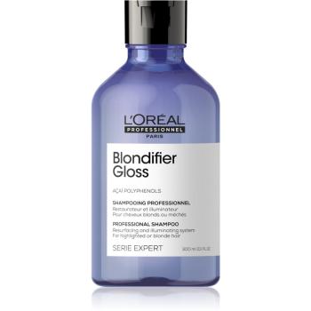 L’Oréal Professionnel Serie Expert Blondifier szampon upiększający i regenerujący do włosów rozjaśnionych, z pasemkami w odcieniu chłodnego blondu 300