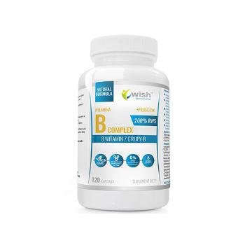 WISH Pharmaceutical Vitamin B Complex 200% - 120capsWitaminy i minerały > Witamina B