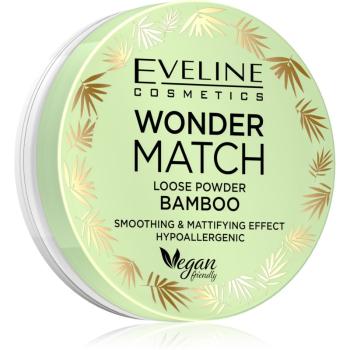 Eveline Cosmetics Wonder Match transparentny puder sypki z matowym wykończeniem Bamboo 6 g