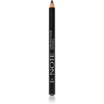 Note Cosmetique Ultra Rich Color Eye Pencil wodoodporna kredka do oczu odcień 01 Black 1,1 g