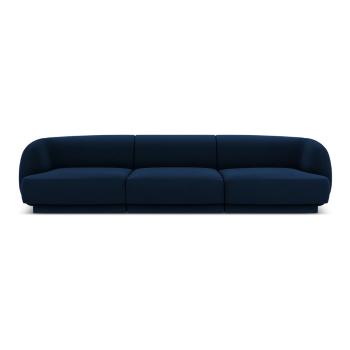 Niebieska aksamitna sofa 259 cm Miley − Micadoni Home