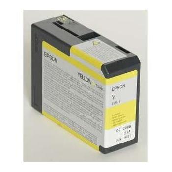 Epson originální ink C13T580400, yellow, 80ml, Epson Stylus Pro 3800