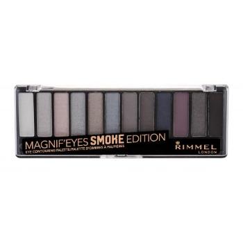 Rimmel London Magnif´Eyes Contouring Palette 14,16 g cienie do powiek dla kobiet 003 Smoke Edition