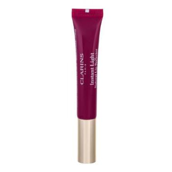 Clarins Instant Light Natural Lip Perfector 12 ml błyszczyk do ust dla kobiet Uszkodzone pudełko 08 Plum Shimmer