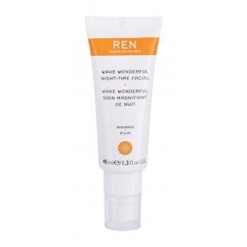 REN Clean Skincare Radiance Wake Wonderful Night-Time Facial 40 ml krem na noc dla kobiet Uszkodzone pudełko