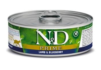 N&amp;D cat  konz. PRIME lamb/BLUEBERRY - 12 x 80g