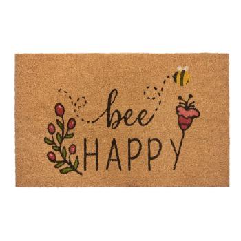 Wycieraczka z włókna kokosowego 75x45 cm Bee Happy – Hanse Home
