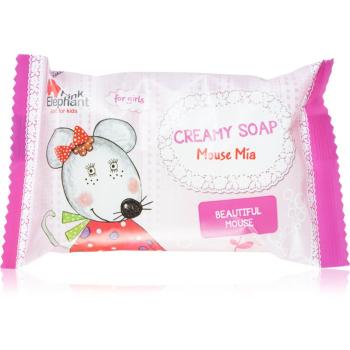 Pink Elephant Girls kremowe mydło dla dzieci Mouse Mia 90 g