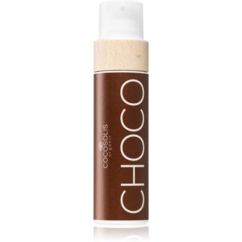 COCOSOLIS CHOCO olejek pielęgnacyjny i do opalania baz filtra ochronnego z zapachem Chocolate 110 ml