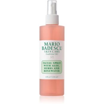 Mario Badescu Facial Spray with Aloe, Herbs and Rosewater tonizująca mgiełka do twarzy do rozjaśnienia i nawilżenia 236 ml
